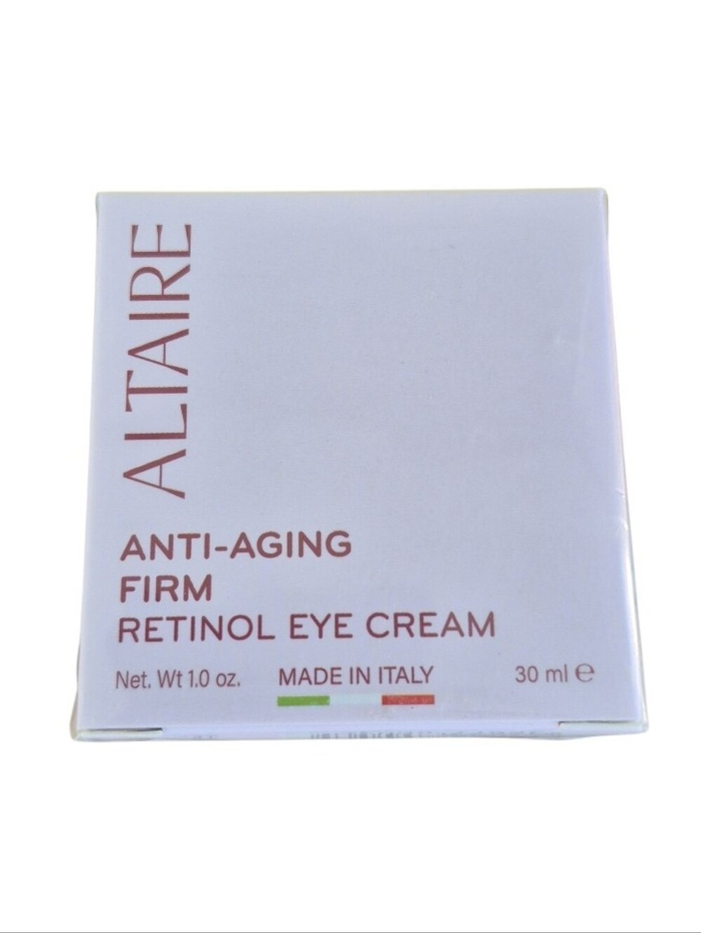 Altaire Anti-Aging Firm Retinol Eye Cream 1.0oz / 30ml NIB Made in Italy
